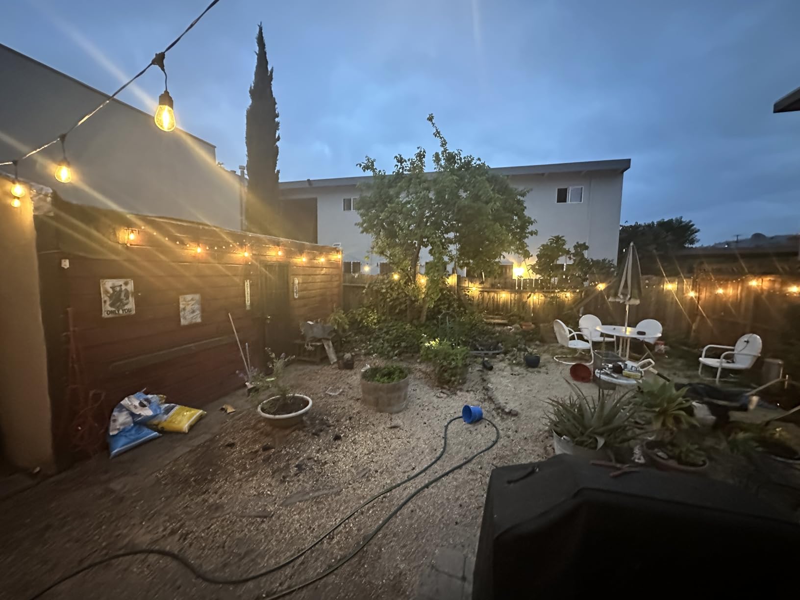 XMCOSY+ 120FT Outdoor String Lights Waterproof - LED Patio Hanging Lights for Outside Porch Backyard Gazebo Garden, Commercial Grade 42 Edison Bulbs customer photo 1