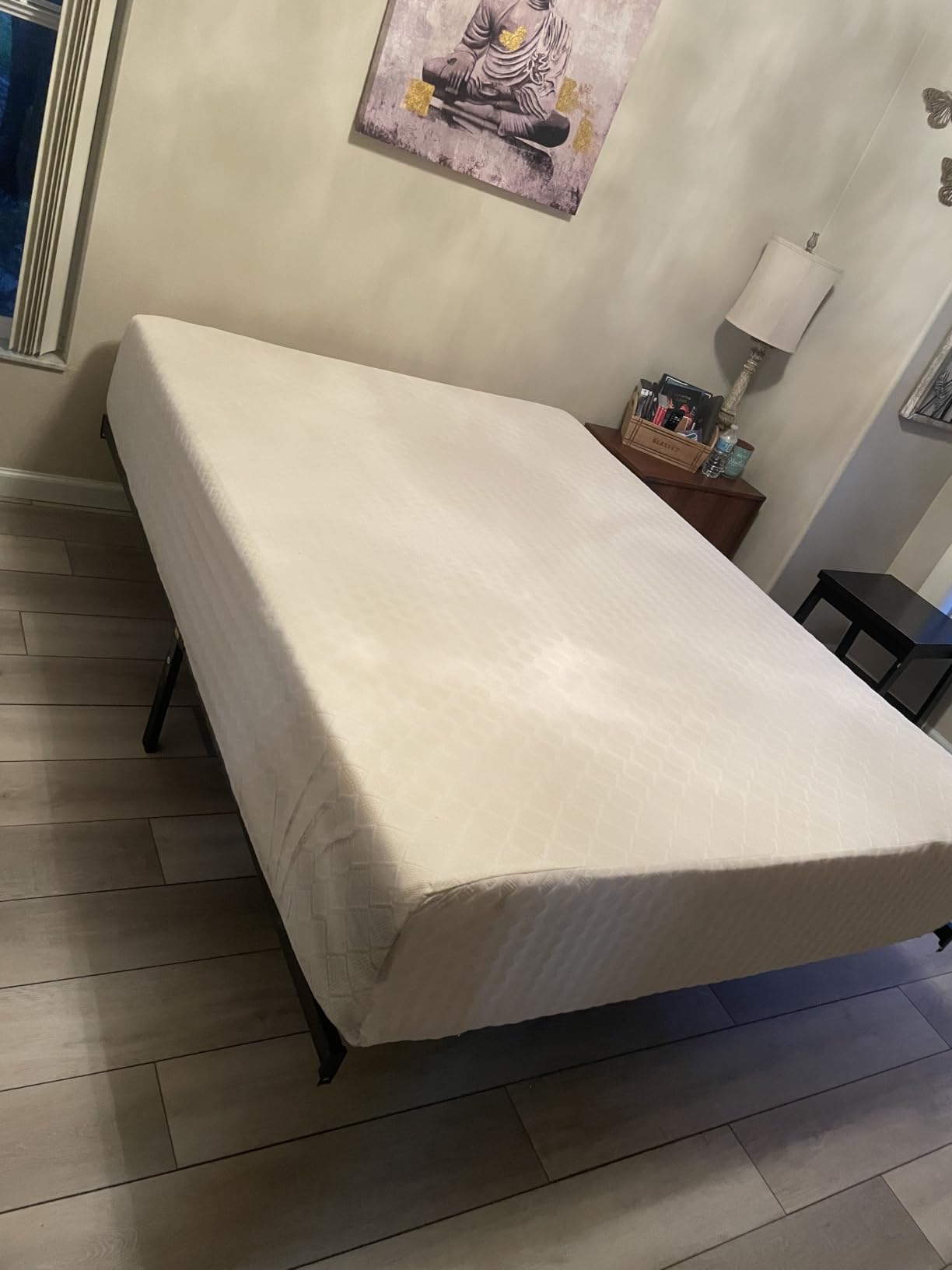 Signature Design by Ashley Memory Foam Full Size Mattress, Medium Firm | 6-inch gel memory foam mattress, 4-way stretch knit cover, Adjustable base compatible customer photo 1
