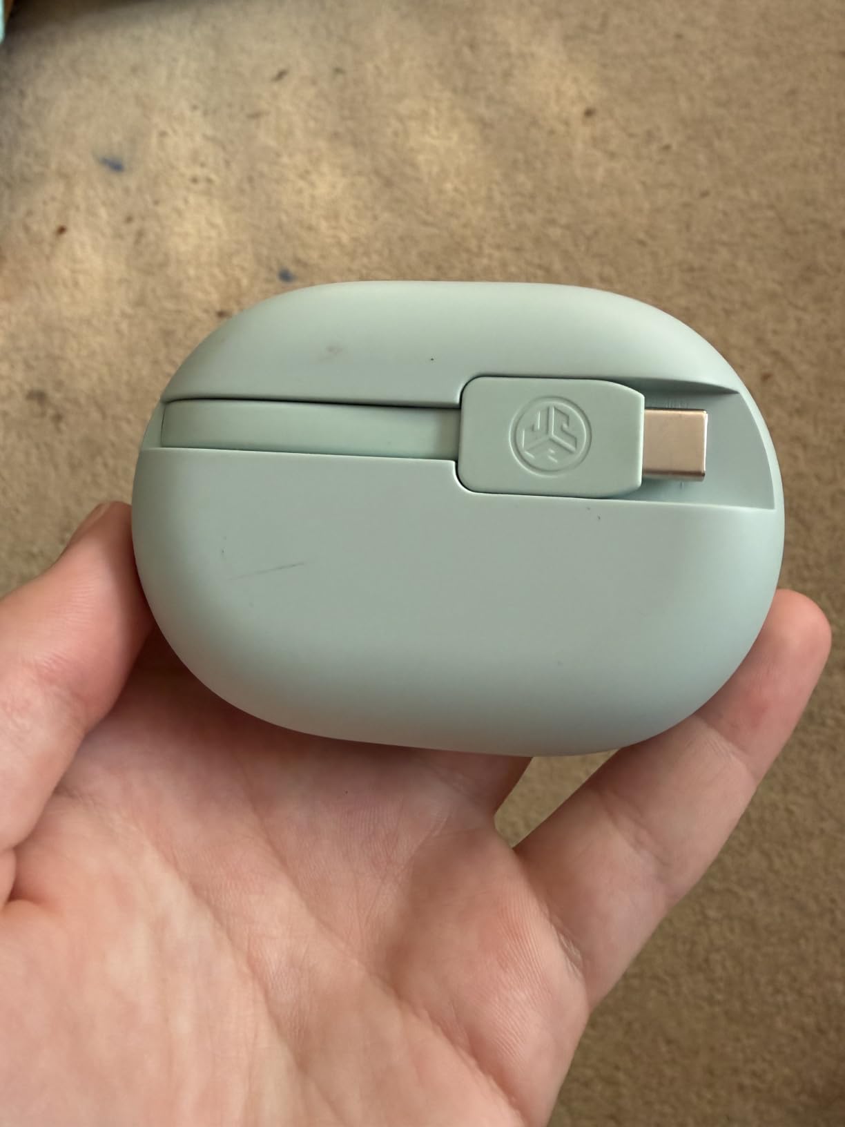 JLab Go Sport+ True Wireless Workout Earbuds, Bluetooth Sport Earbuds, Clear Calling - Sand customer photo 1