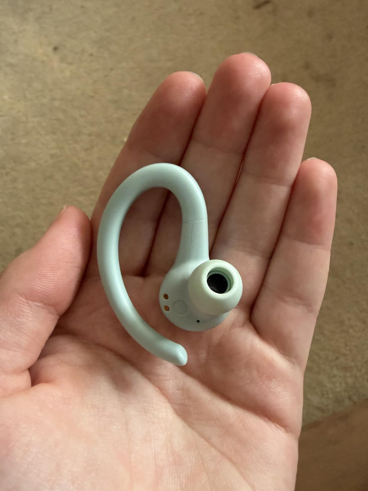 JLab Go Sport+ True Wireless Workout Earbuds, Bluetooth Sport Earbuds, Clear Calling - Sand customer photo 2
