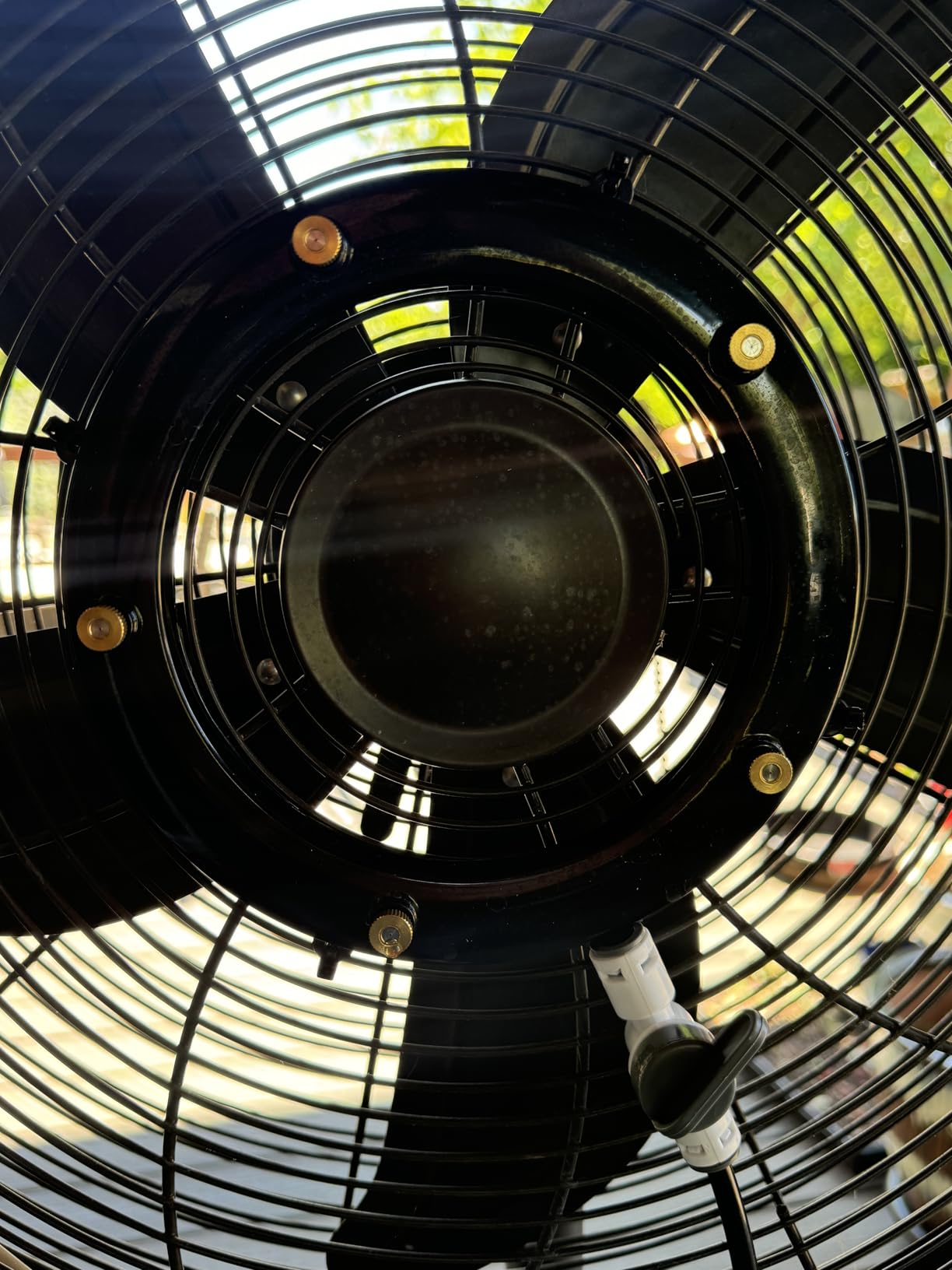 Fan Misting Kit - Fan Misters for Cooling Outdoor, Integrated Mister Ring for Outside with Water Valve, Fit for Any Outdoor Fan, Durable Seamless Fan Mister Not Easy to Leak customer photo 2
