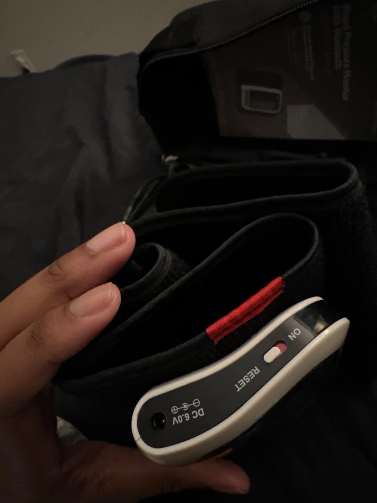 Bluetooth Blood Pressure Monitor, Attached Universal Upper Arm Cuff, Digital LCD Display, Medline Health App Integration, Store Up to 120 Readings, Charger Cable and Carrying Case Included customer photo 1