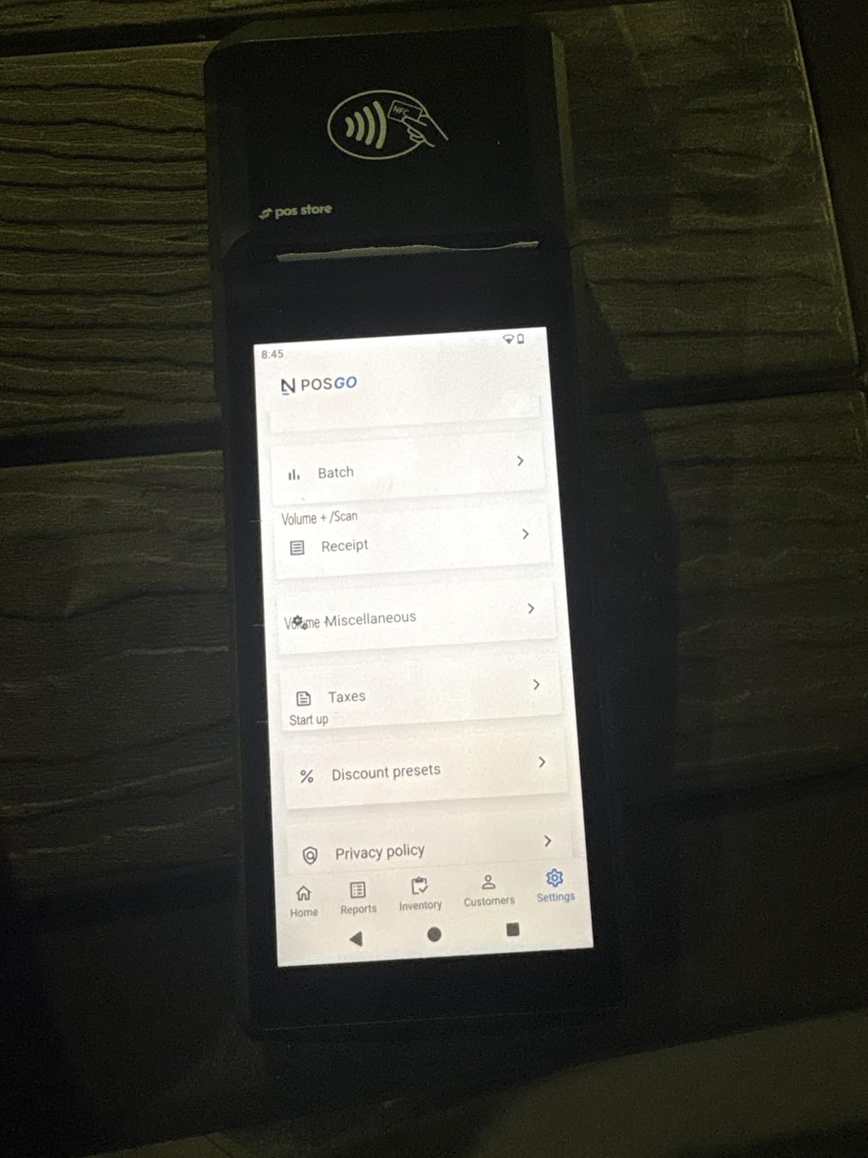 POS Android 14 Receipt Printer with 58mm High Speed Thermal Printer 5.5