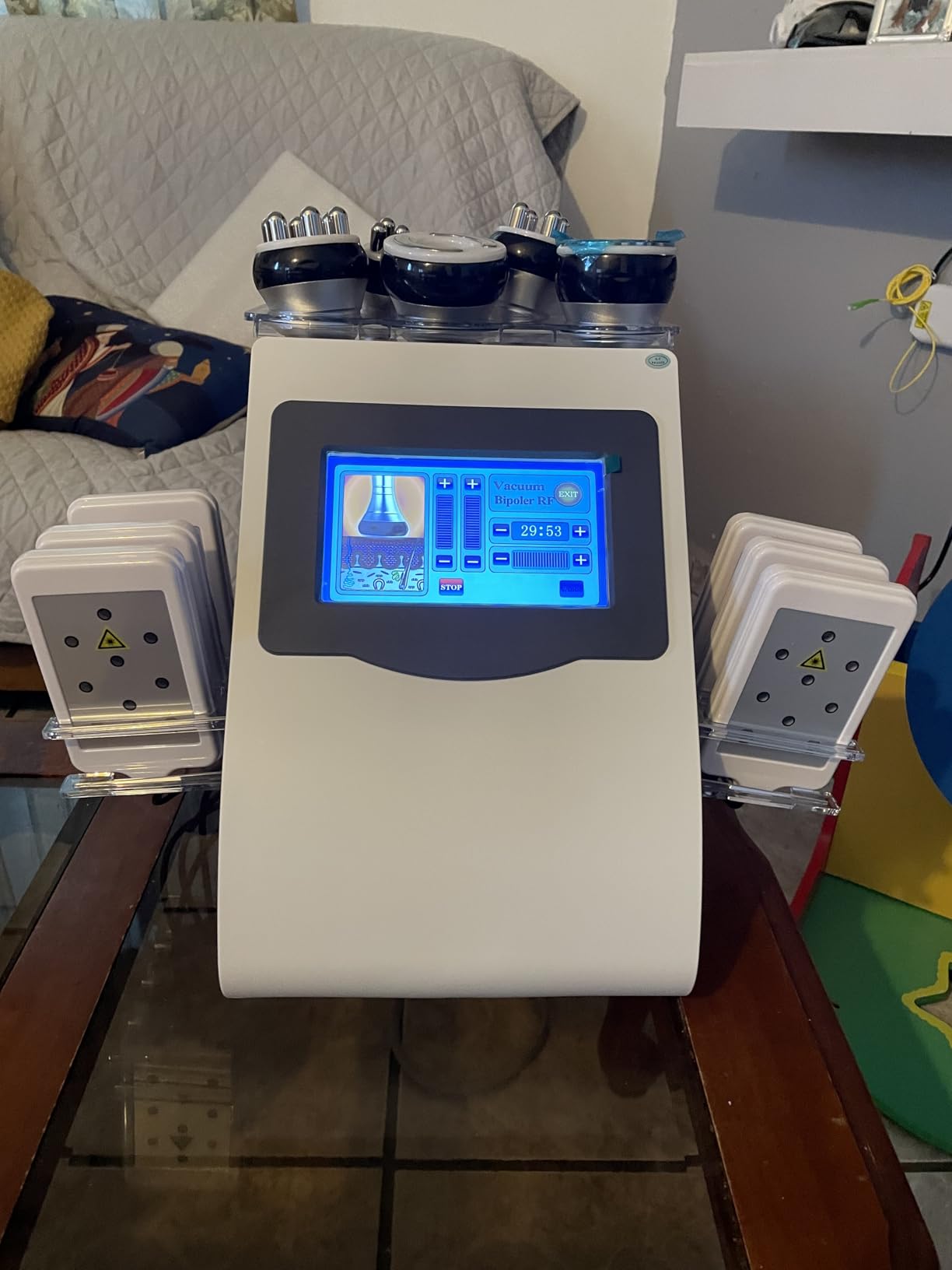 Body Machine Body Multifunctional Beauty Machine Cellulite Device, White customer photo 2
