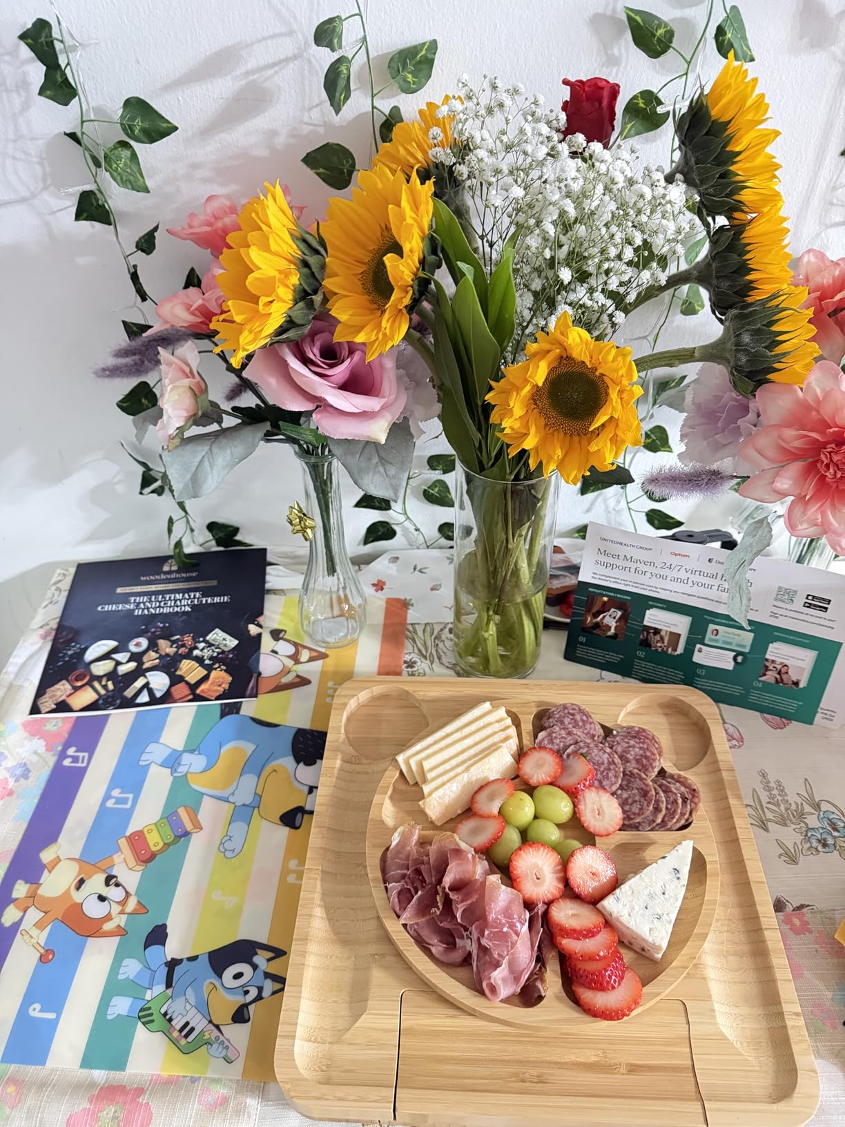 Bamboo Charcuterie Boards Gift Set - Meat and Cheese Tray with Utensils, Fruit Tray, and 2 Sauce Bowls Included - Bamboo Cheese Platter - House Warming Gifts New Home Couples & Family, Wedding Gifts customer photo 1