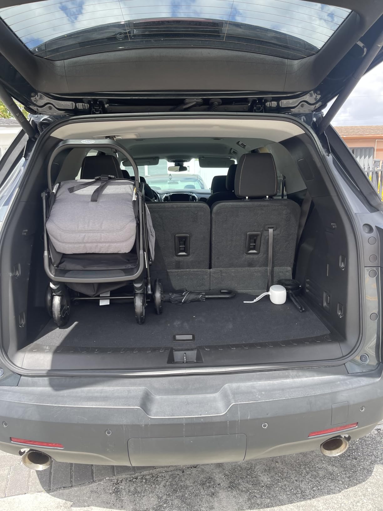 Graco Ready2Jet Compact Stroller Overhead Friendly Compact Travel Stroller with Automatic Fold, Kingston customer photo 1