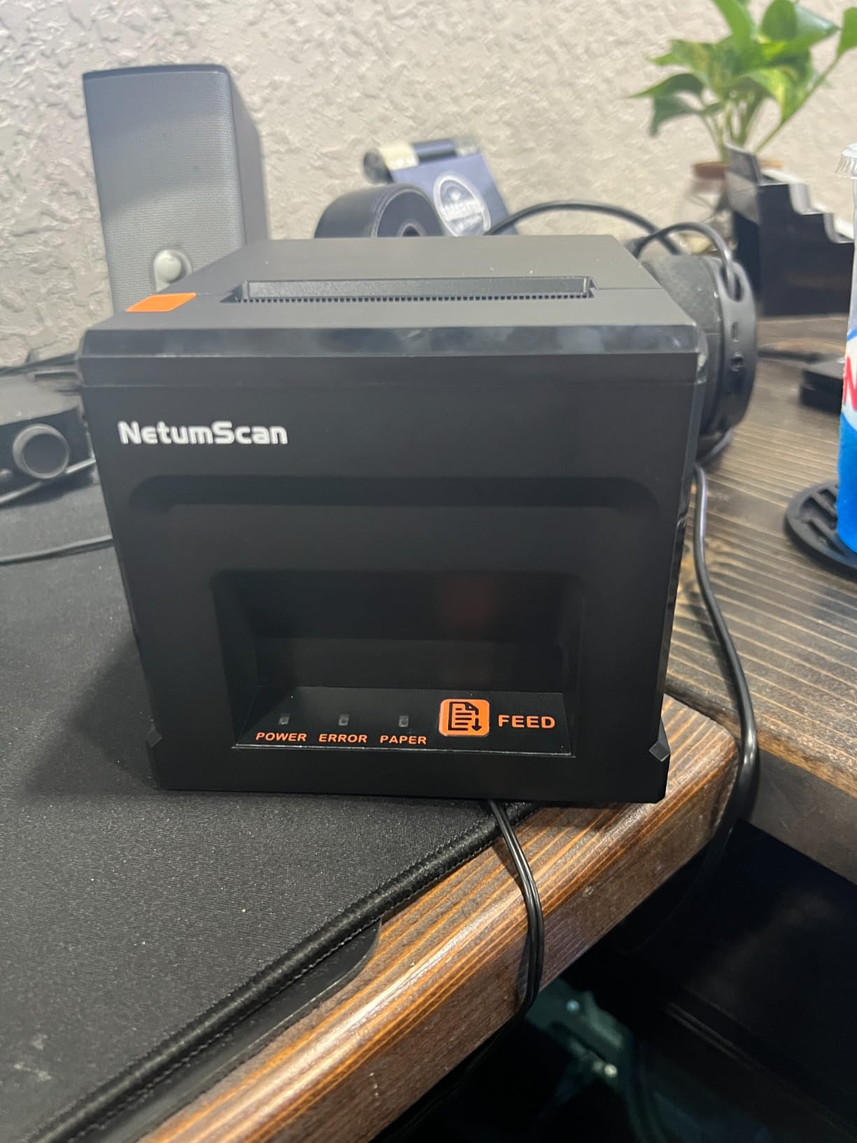 NetumScan USB POS Receipt Printer, 80mm Thermal Receipt Printer with Auto Cutter Cash Drawer, 300mm/s, Support Windows/Mac/Linux, Restaurant Kitchen Printer for ESC/POS (Only USB Interface) 8360 customer photo 1