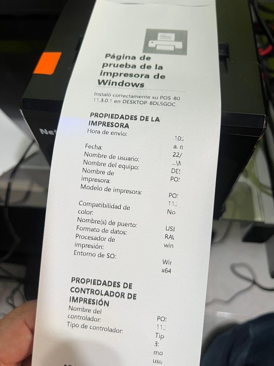 NetumScan USB POS Receipt Printer, 80mm Thermal Receipt Printer with Auto Cutter Cash Drawer, 300mm/s, Support Windows/Mac/Linux, Restaurant Kitchen Printer for ESC/POS (Only USB Interface) 8360 customer photo 2