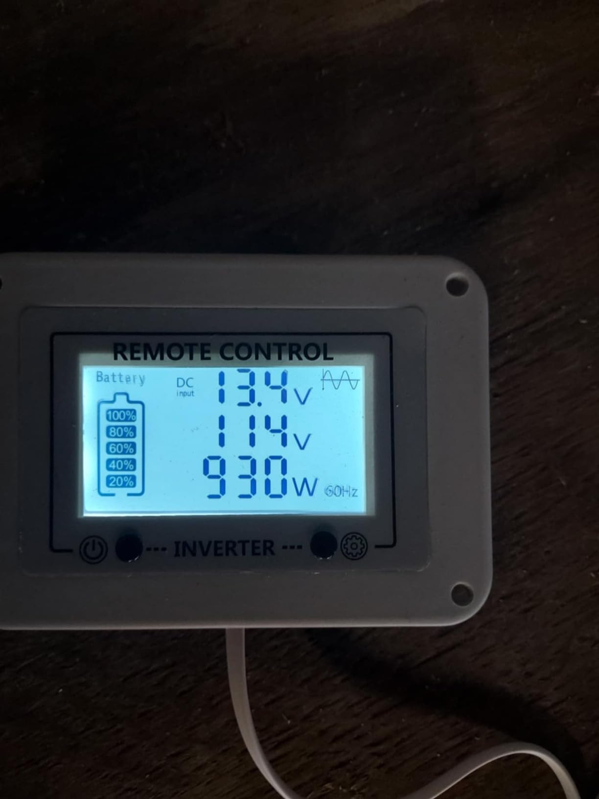 2500 Watt Sump Pump Backup Battery System, Automatic Switching to Battery Inverter Power, Professional Backup System in Case of Power Failure, Pure Sine Wave Output Remote Controller with LCD Screen customer photo 2