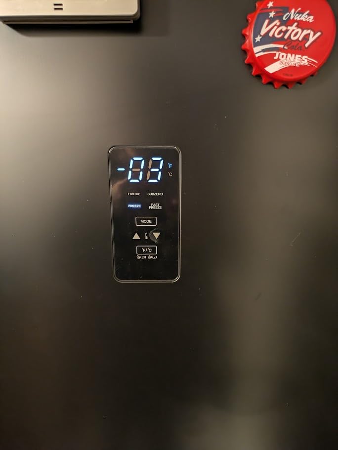 BLACK+DECKER 17 Cu. Ft. Convertible Freezer Refrigerator, BUC1700XS | Upright Fridge with Glass Shelves, Garage Ready Freezer, ENERGY STAR rated, Frost Free customer photo 1