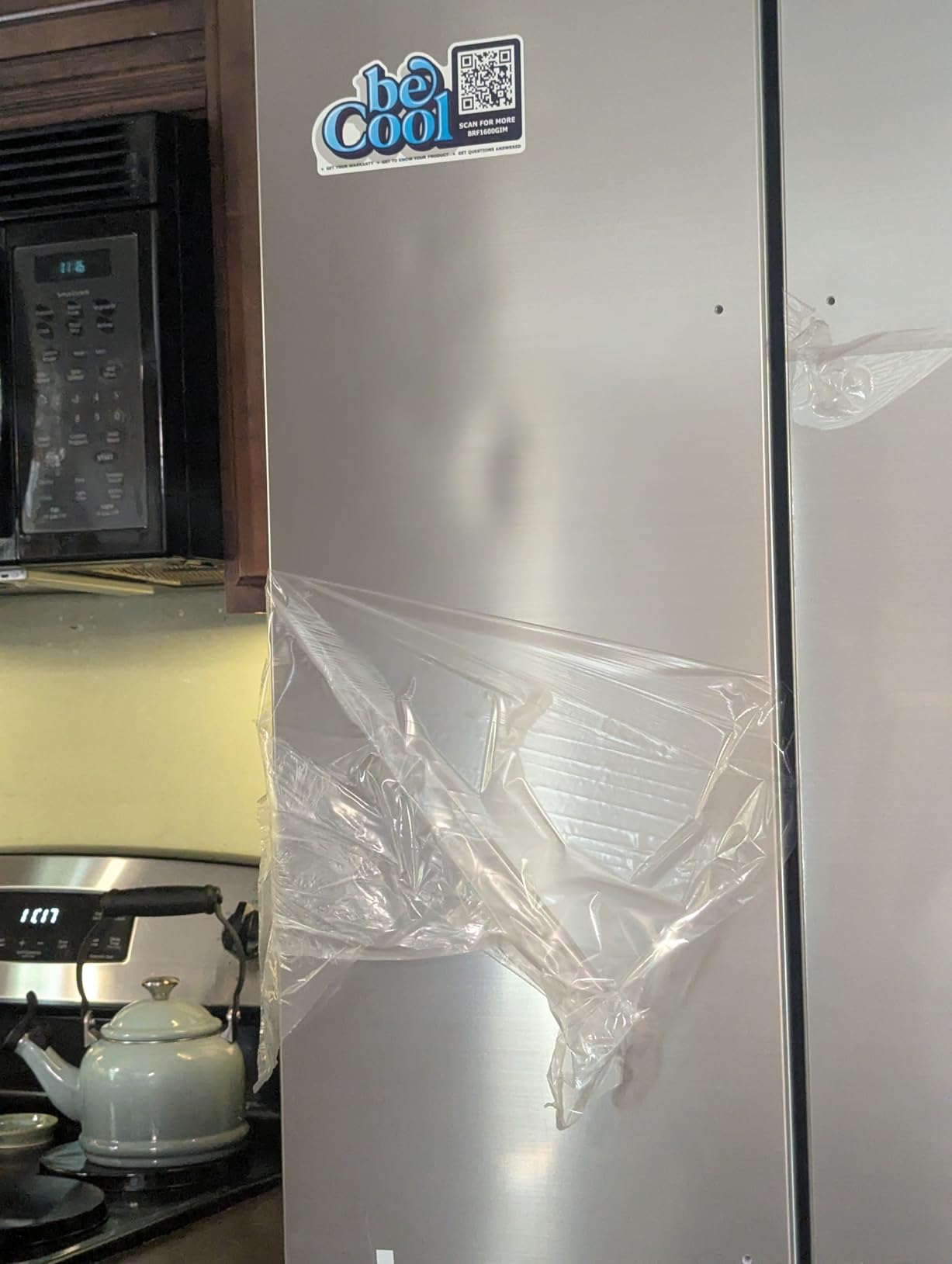 BLACK+DECKER 17 Cu. Ft. Convertible Freezer Refrigerator, BUC1700XS | Upright Fridge with Glass Shelves, Garage Ready Freezer, ENERGY STAR rated, Frost Free customer photo 2