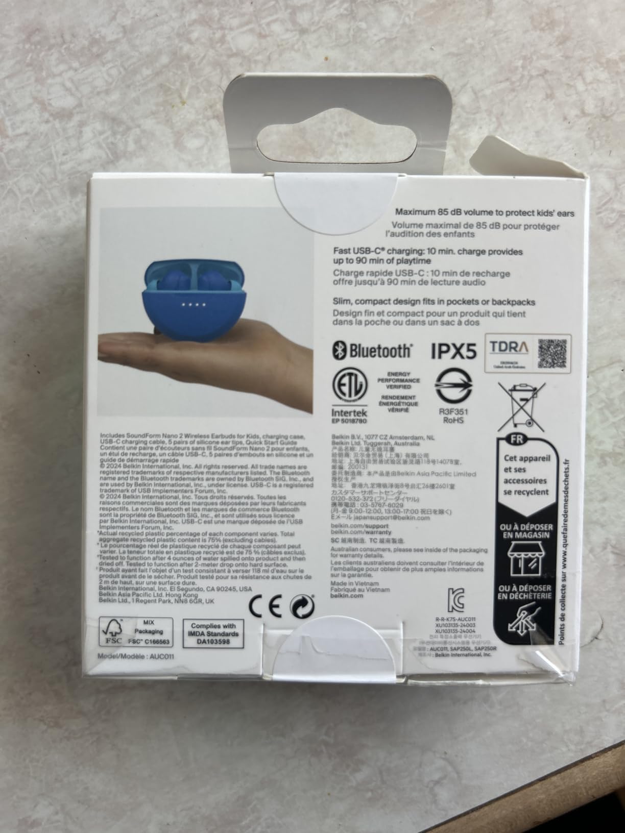 Belkin SoundForm Nano 2 Kids True Wireless Earbuds customer photo 2