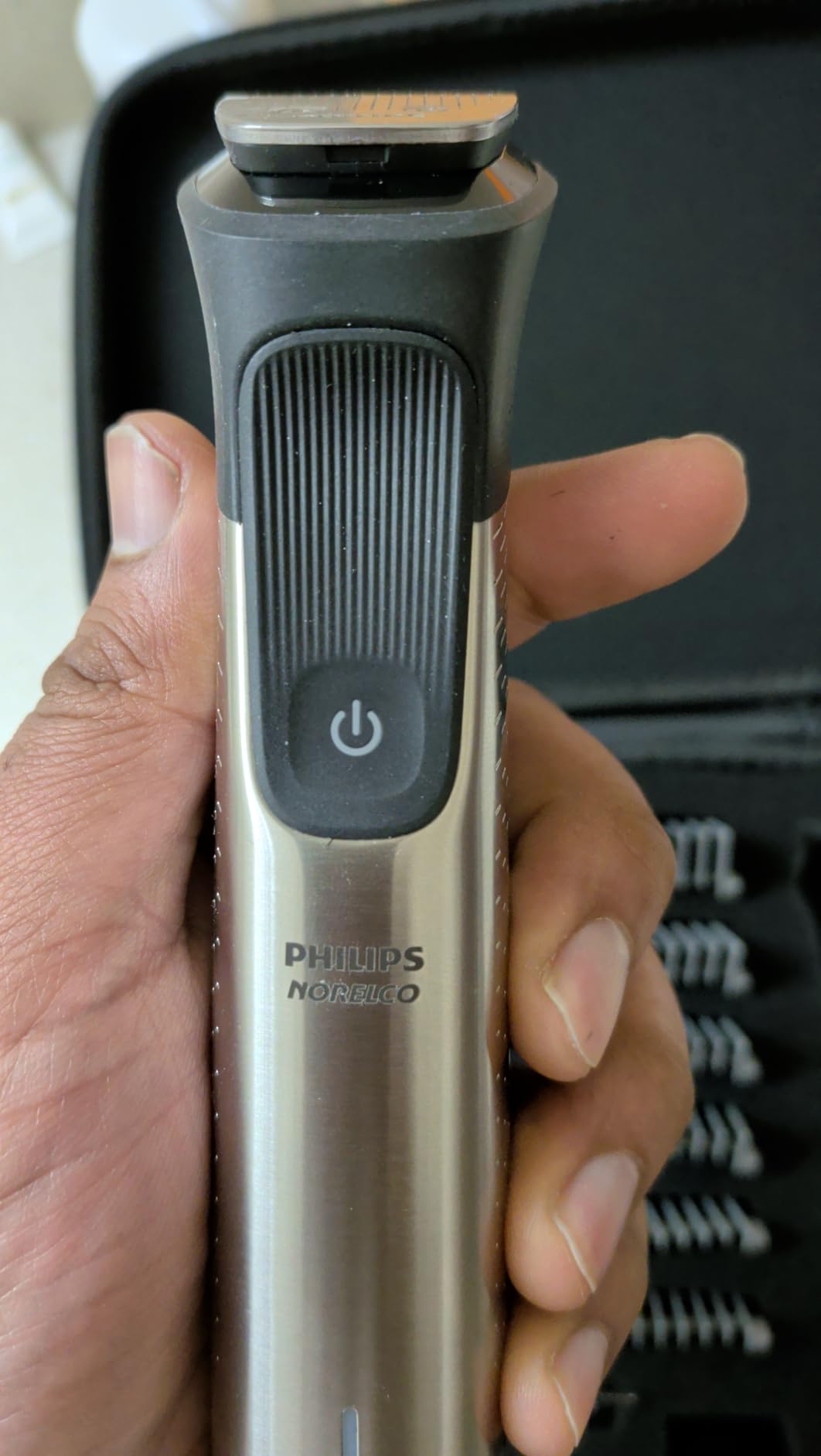 Norelco Philips All-in-One 7000 23-in-1 Trimmer, Face, Hair & Body, Steel | Beard Styler, Nose, Detail & Body Trimmer, Hair Clipper, Ti Blades, T-Blade, 26 lengths, 5-Hr Runtime, Showerproof, MG7970/49 customer photo 1