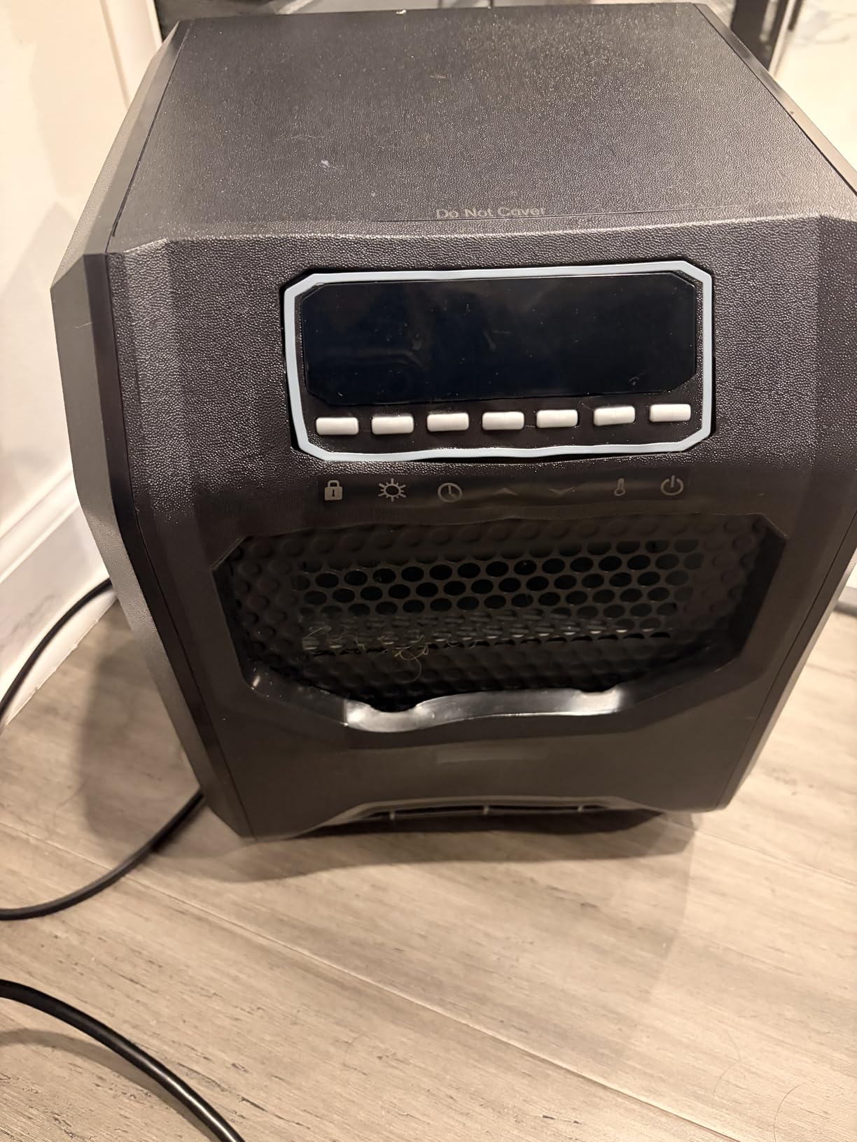RealSmart 1500W Infrared Space Heater for Indoor Use | Electric Quartz Heater with Thermostat & ECO Mode, 12H Timer, Remote Control, Tip-Over & Overheat Protection Large Rooms customer photo 1