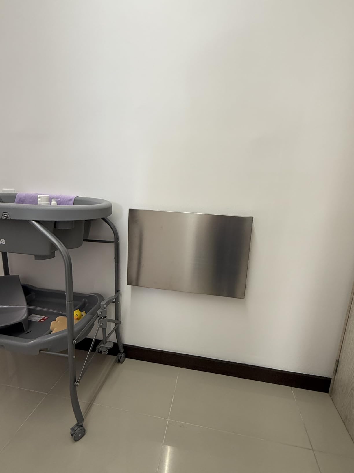 23.6 * 16in Medium Stainless Steel Folding Wall Shelf | Food Truck | Kitchen, Restaurant, Garage, Laundry, Utility Room Folding Concession Shelf customer photo 1