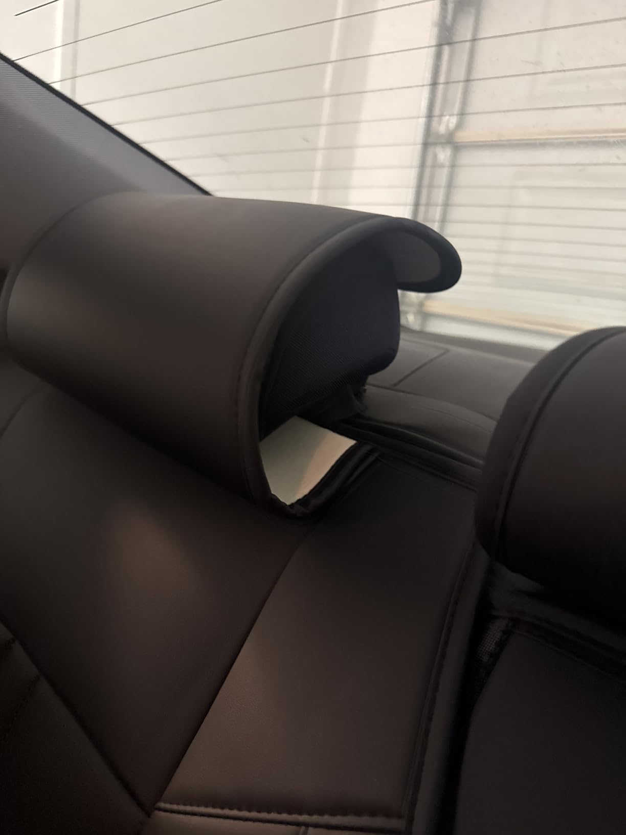MINGBRON Car Seat Cover Full Set, Leather Car Seat Cover, Waterproof, Nappa Leather Seat Covers Universal Fit Most Cars Black customer photo 1
