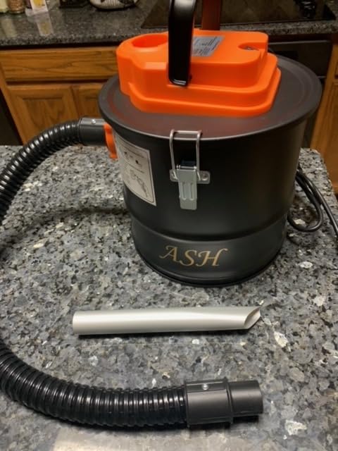 Ash Vacuum Cleaner, 2.6 Gallon 800W Fireplace Ash Vac, Blue customer photo 1