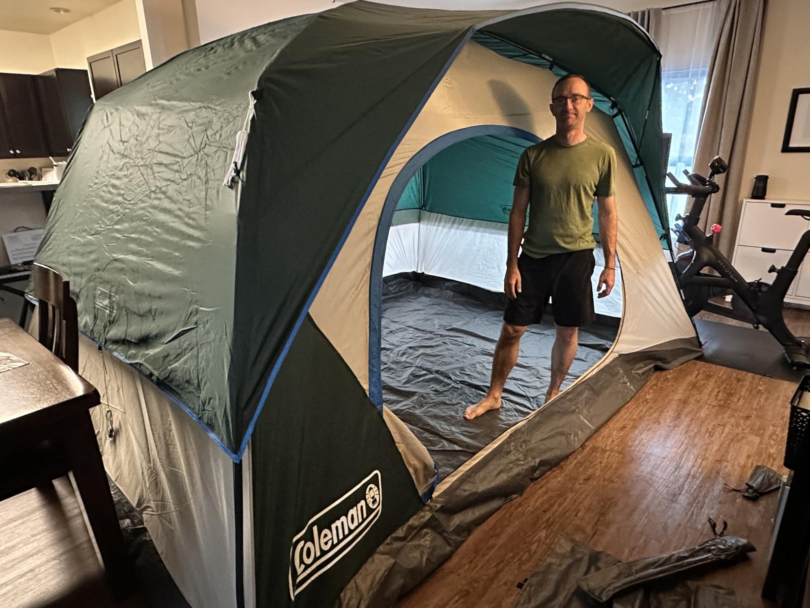 Coleman Skydome Camping Tent with 5 Minute Setup, 2/4/6/8 Person Weatherproof Tent customer photo 2