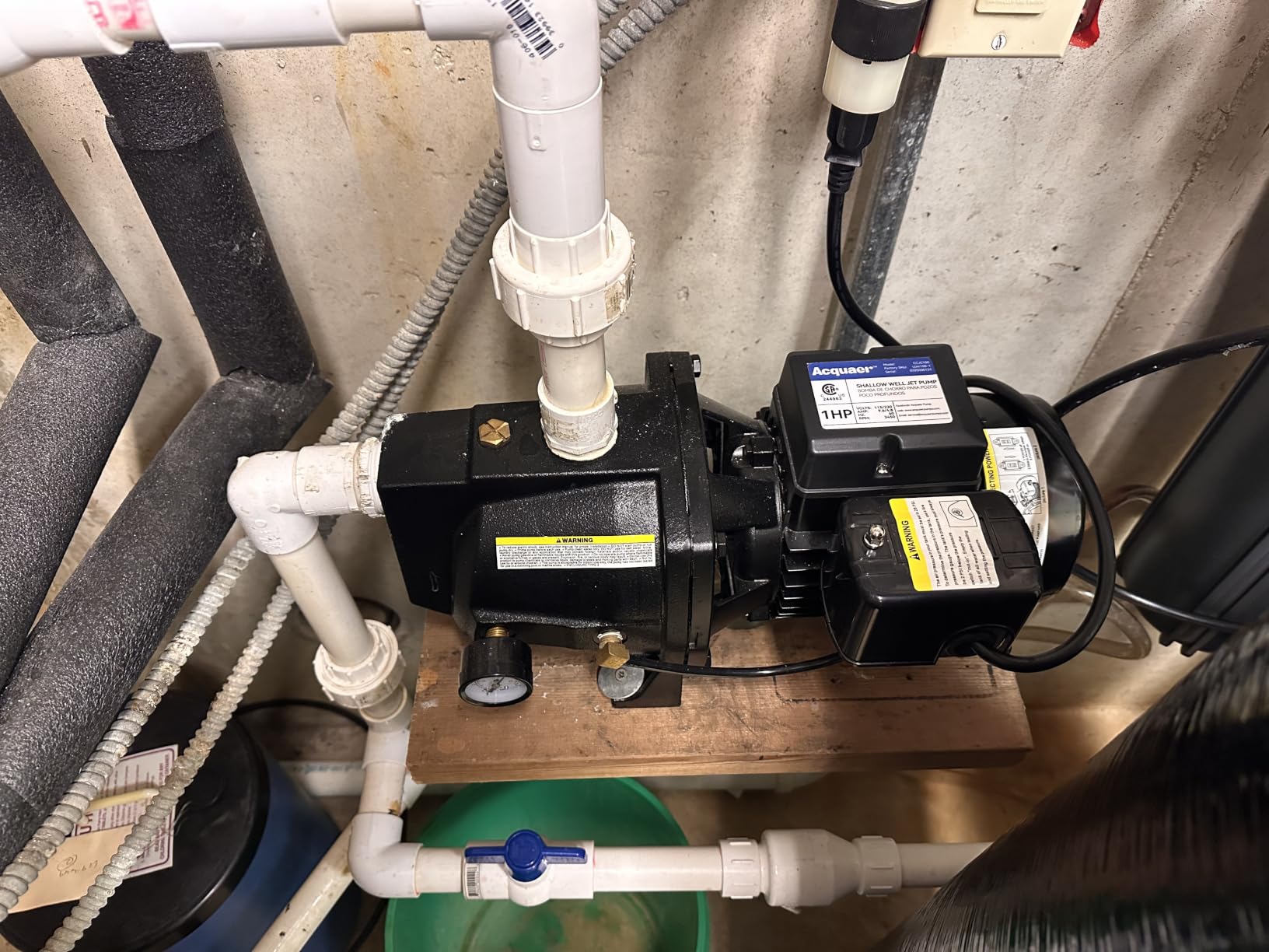 Acquaer Shallow Well Jet Pump, Cast Iron, Well Depth Up to 25ft, 115V/230V Dual Voltage, Automatic Pressure Switch customer photo 1