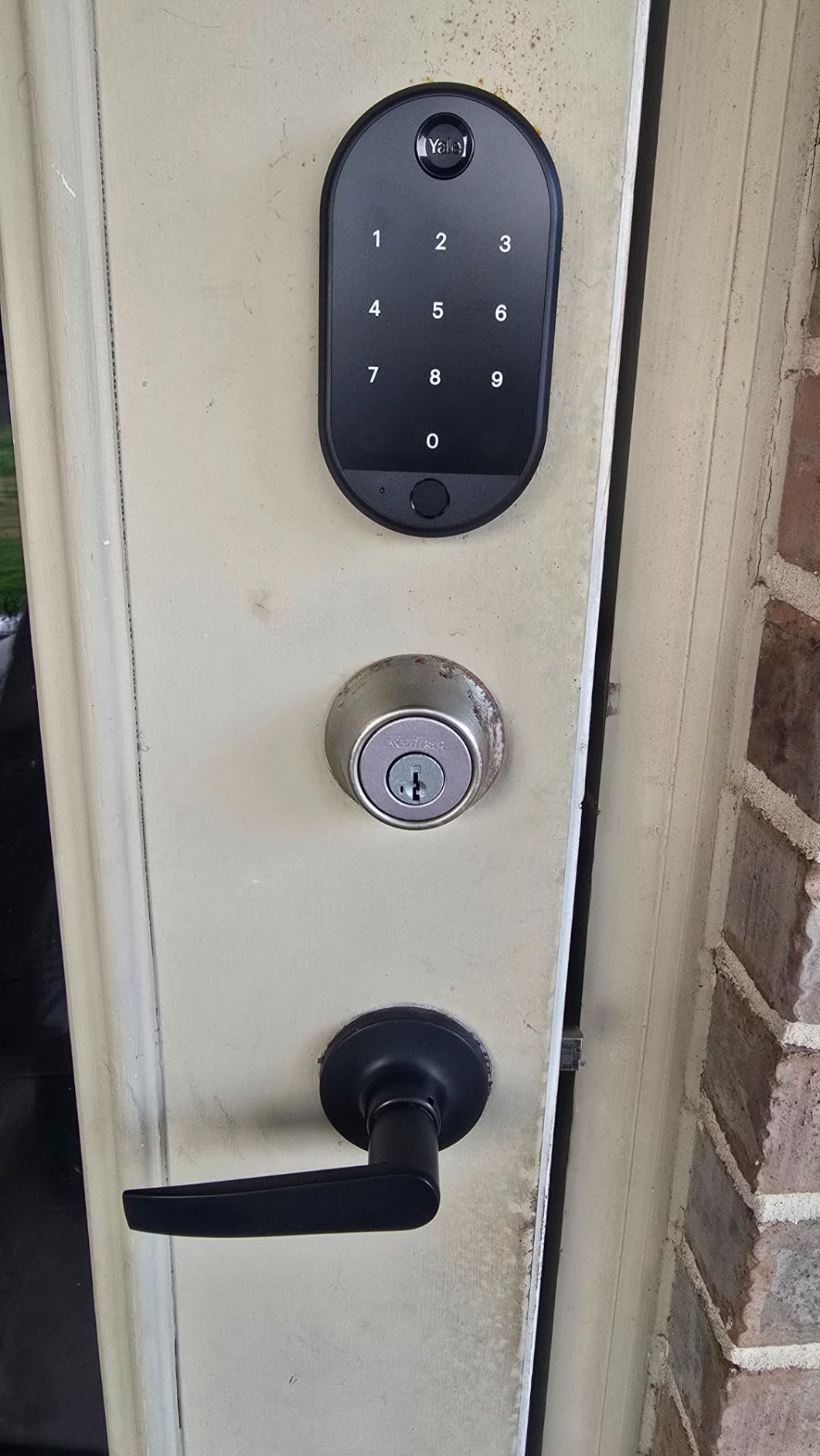 August Wi-Fi Smart Lock with Keypad Touch in Silver | Keyless Entry, Touch Digital Keypad, Fingerprint Scanner customer photo 1