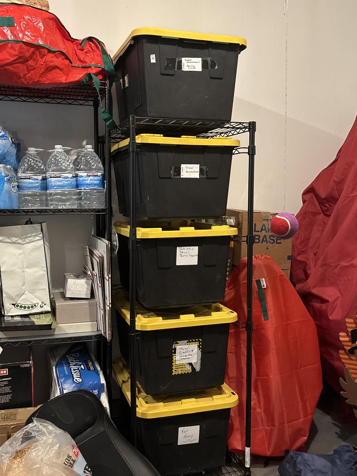SafeRacks 5-Tier Steel Tote Rack for 27 Gallon Bins - Black, 2 Pack customer photo 1