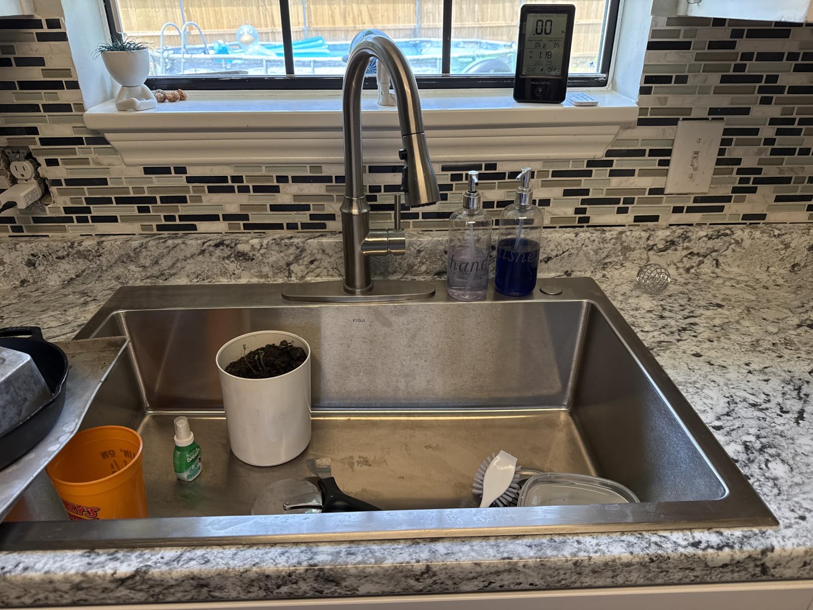 KRAUS Fairlane 33-inch Drop In/Top Mount Single Bowl 18-Gauge Stainless Steel Kitchen Sink, KHT640-33 customer photo 1