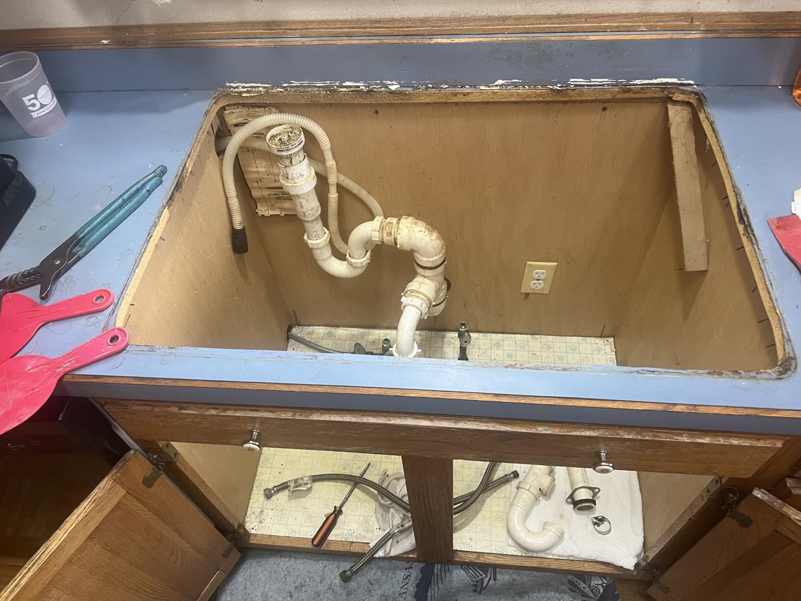 KRAUS Fairlane 33-inch Drop In/Top Mount Single Bowl 18-Gauge Stainless Steel Kitchen Sink, KHT640-33 customer photo 2