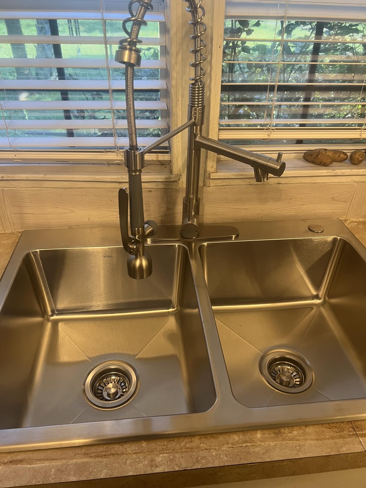 KRAUS Stainless Steel 33 in Double Bowl Drop In Sink KHT632-33 customer photo 1