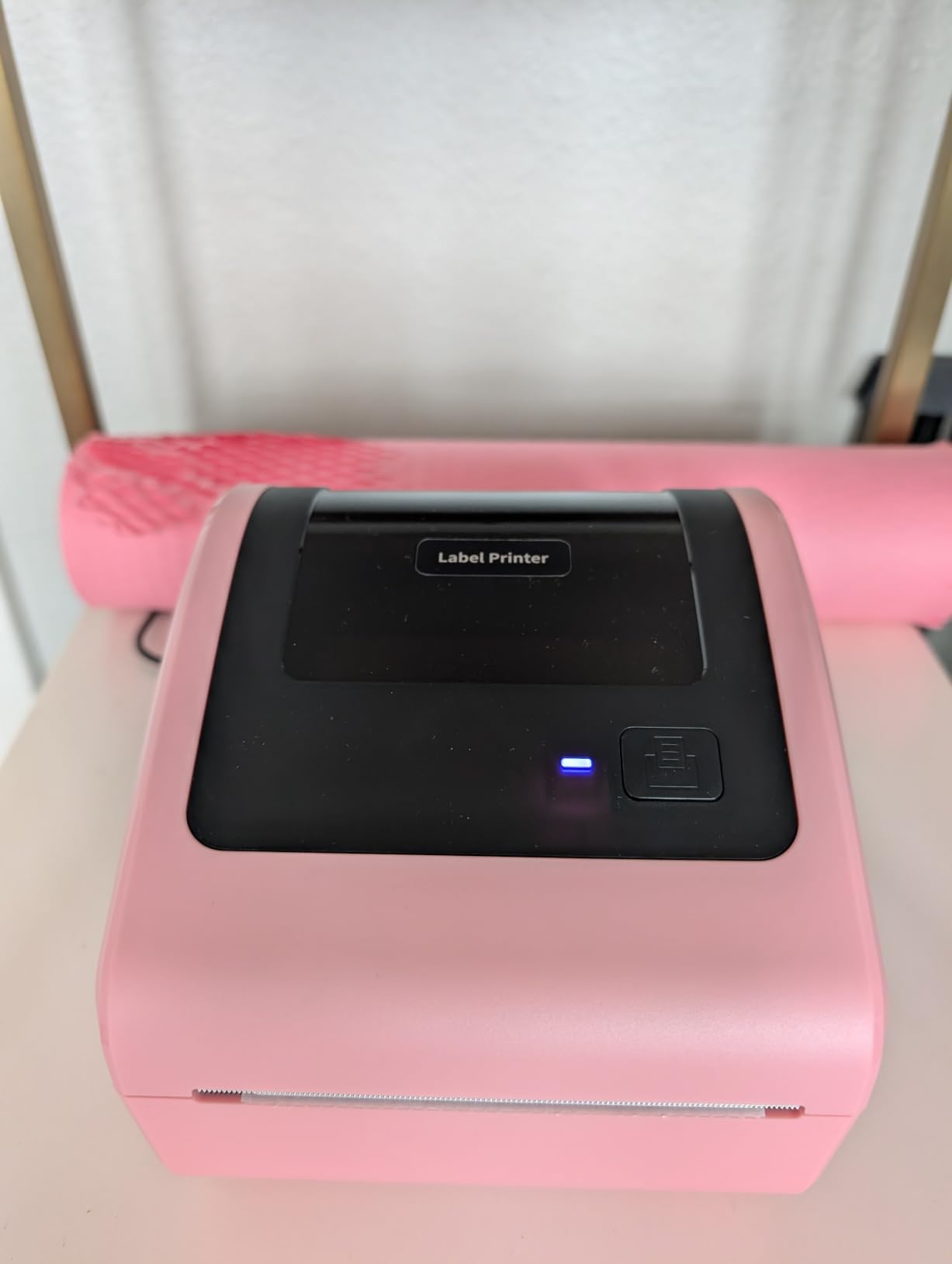 Bluetooth Shipping Label Printer with Built-in Label Bin | D450BT 4x6 Thermal Label Printer for Shipping Packages, Thermal Printers Compatible with Android, iPhone, Windows, macOS, UPS customer photo 1