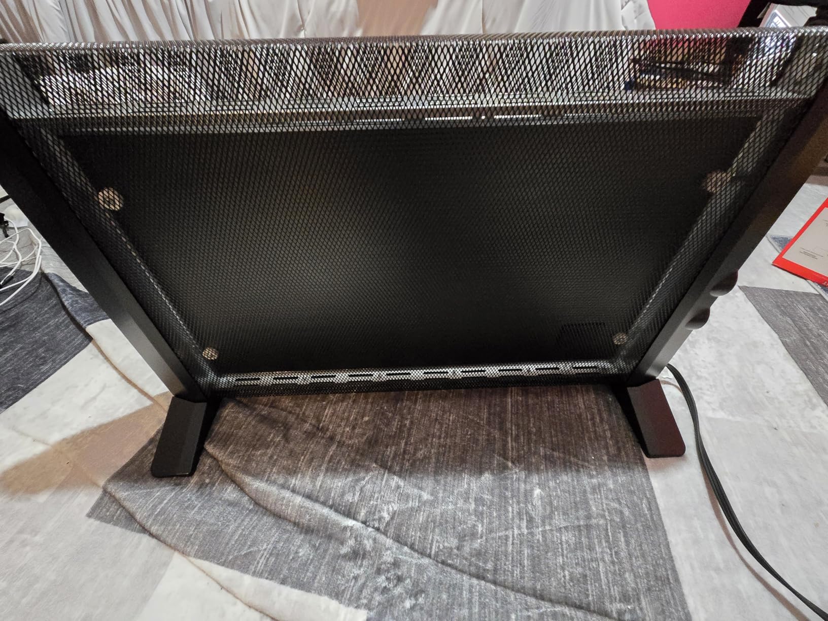 Convection Space Heaters for Indoor Use Large Room, 1500W Infrared Bathroom Heater with Remote, IPX4, 24Hrs Timer, Stand & Wall Panel Heater with Adjustable Thermostat for Office Bedroom Use customer photo 1