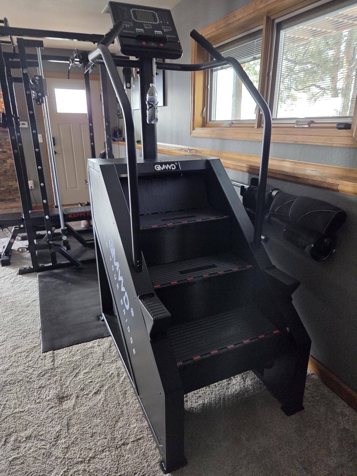 GMWD Stair Stepper Machine, Commercial Grade Stair Climber with Bluetooth, Stair Machine for Cardio, 15 Resistance Levels, 24-164 Steps/Min, Exercise Machine with LED Display for Home customer photo 1