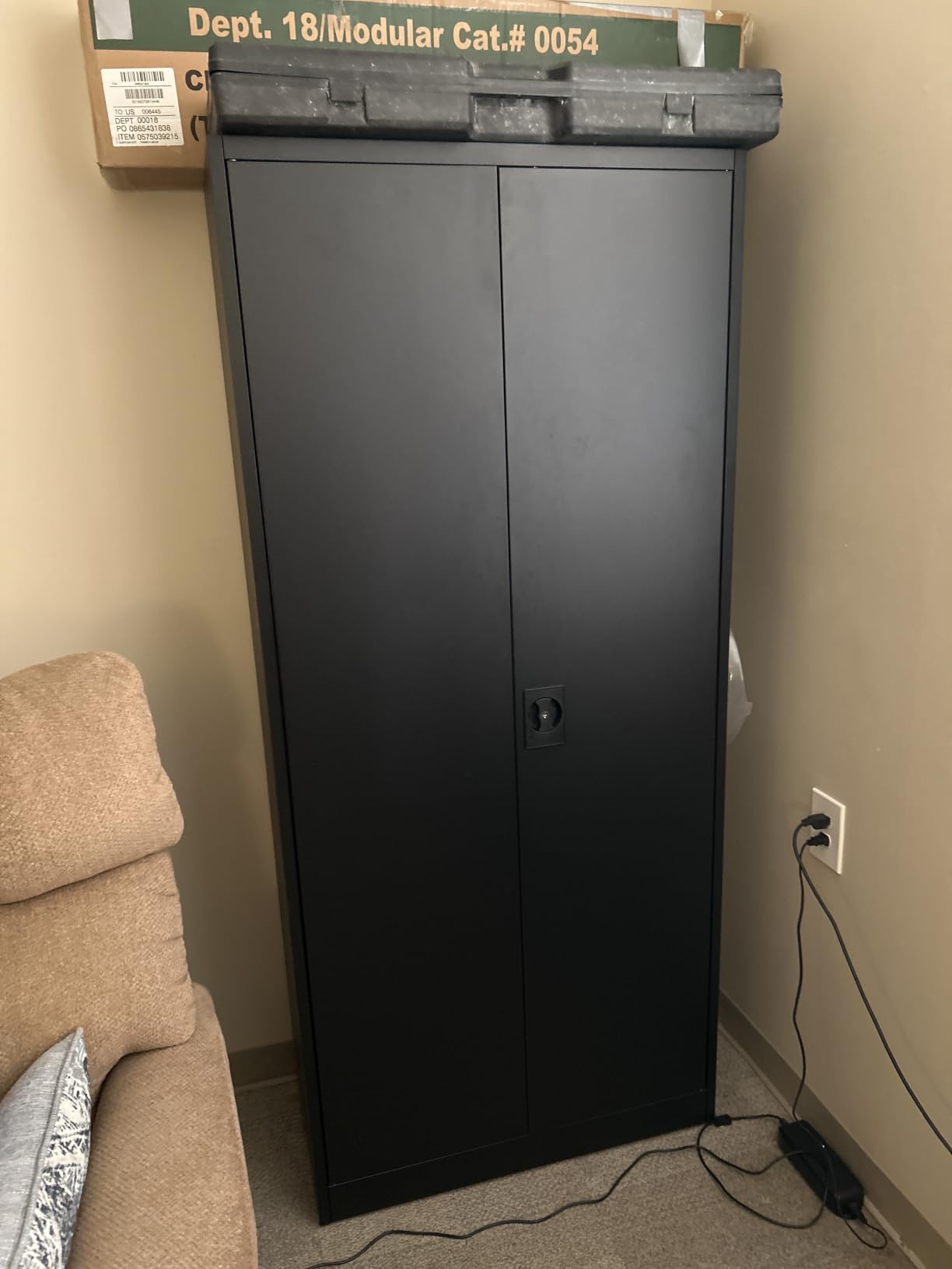 SISESOL Metal Storage Cabinet with Wheels and Drawer,Rolling Garage Storage Cabinet with Lock,Black Red Metal Cabinets with Wheel,73