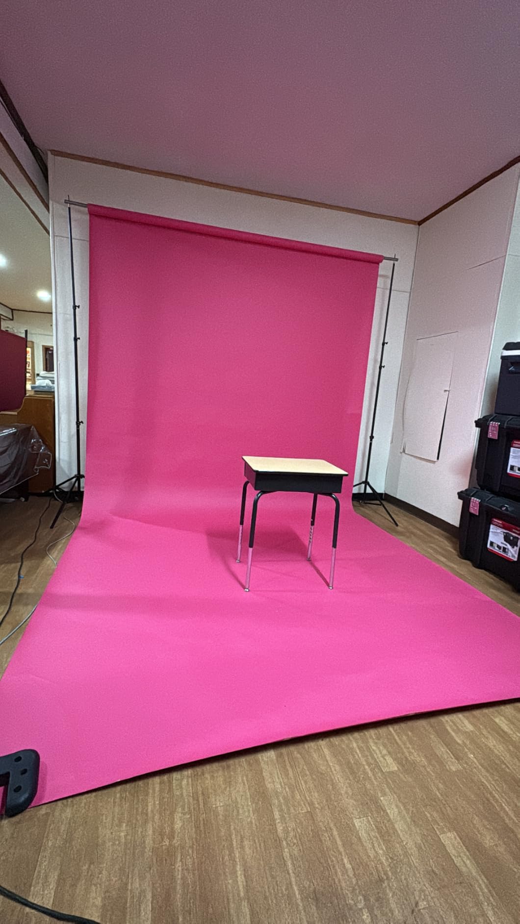 Denny Mfg Seamless Paper Backdrop for Photoshoot, True White, 86 in x 36 ft | Photography Backdrop, Matte Finish for Portraits, Product Photos and Video Shoots, with Free Roll Gaffer Tape (2 in x 13 ft) customer photo 2
