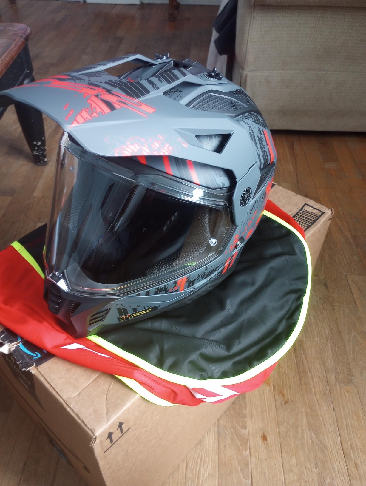 LS2 Helmets Blaze II Adventure Motorcycle Helmet W/SunShield customer photo 2