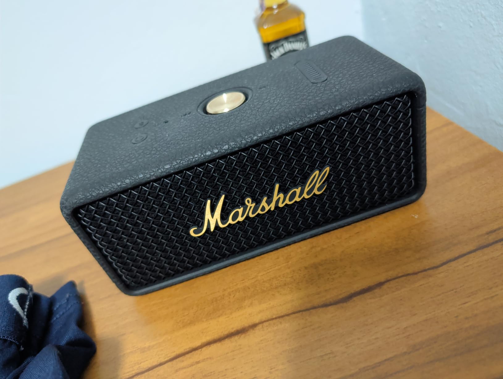 Emberton III Portable Bluetooth Speaker - Rugged Waterproof/Dust-Proof Design | Loud Stereo Sound, Deep Bass | Compact and Wireless for Travel and Outdoors - Black and Brass customer photo 1