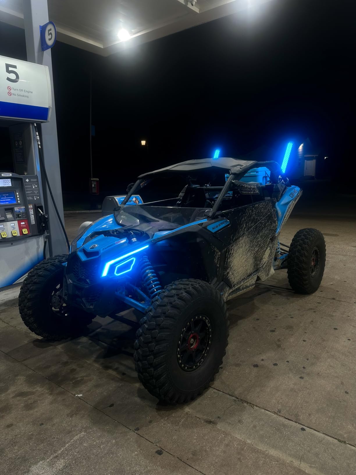 KEMIMOTO 2pc 2ft Fat Whip Lights for Side by Side, Turning Signal Function | 360°Lighting, 366+ Light Modes, Music Sync Compatible with Polaris RZR Can-Am X3 UTV Buggy Boat Offroad customer photo 2