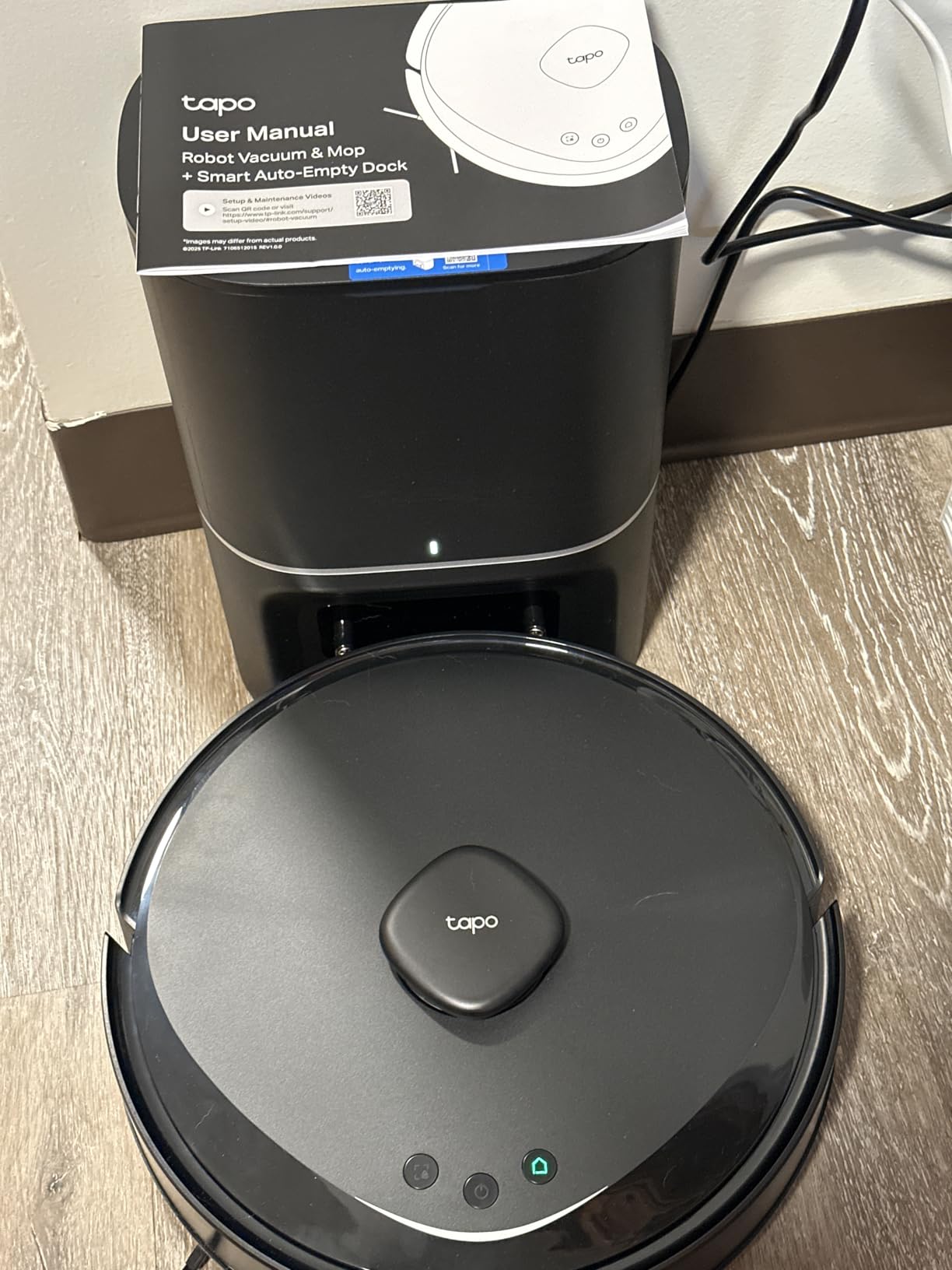 TP-Link Tapo LiDAR Robot Vacuum and Mop with Self-Emptying Dock, RV30 Max Plus, 5300Pa Max, 97%+ Dust Pickup Rate, Customizable Cleaning, Self-Charging, Compatible with Alexa & Google Home customer photo 2