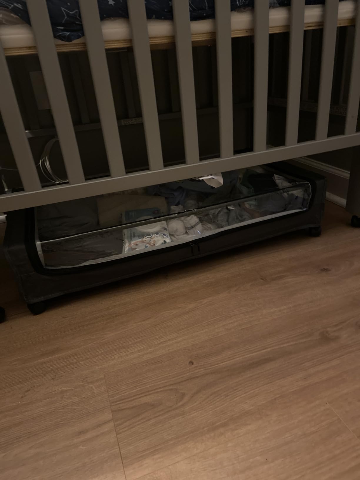 SpaceHacks Under Bed Storage with Wheels 2Pack Storage Containers with Clear Window&Label Under Bed Drawers Rolling Under Bed Storage for Clothes,Shoes, Blankets (30.71 x 16.93 x 6.69 in, Dark Grey) customer photo 2