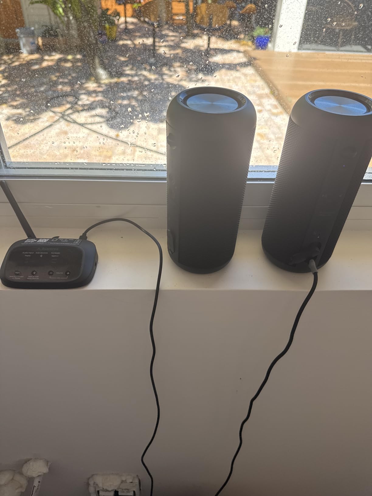 Avantree Harmony 2 - Multi-Room Wireless Speaker System for Home & Office | Sync multiple speakers across rooms with low-latency audio via Bluetooth, AUX or optical input, No Wi-Fi or app required customer photo 1