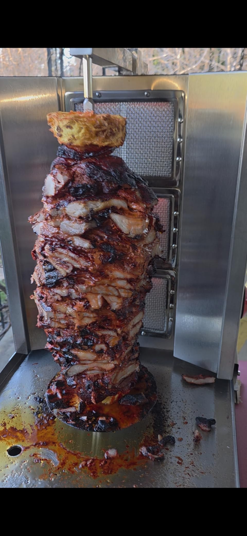 3 Burners Shawarma Grill Machine Commercial Vertical Rotisserie Grill Gyro Meat Doner Kebab Machine for Kitchen Restaurant customer photo 1