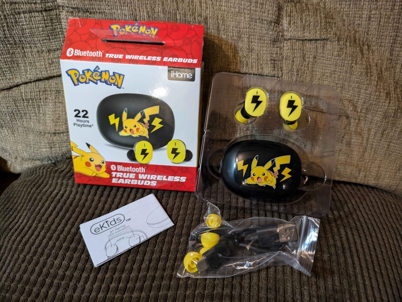 Disney Stitch Wireless Earbuds for Kids, Bluetooth Earbuds with Charging Case customer photo 1