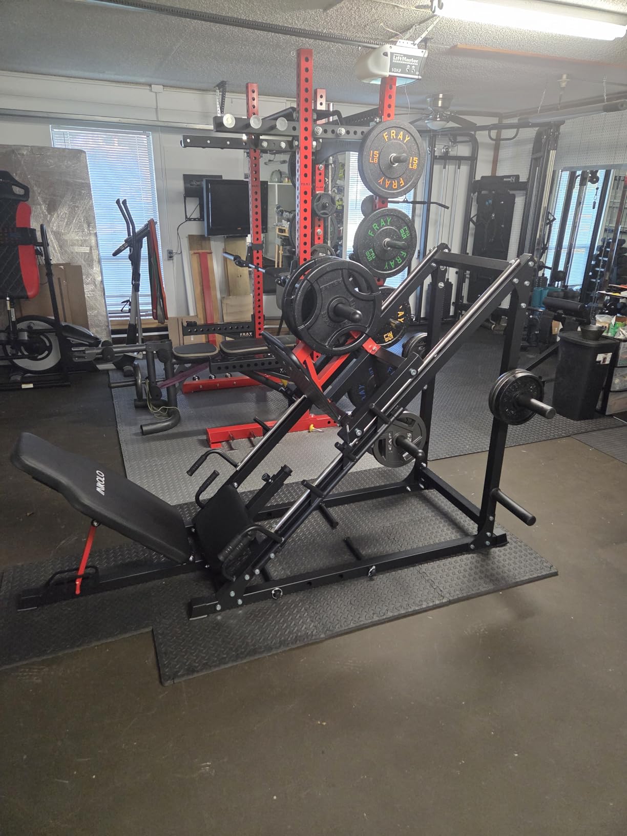 Mikolo 45 Degree Leg Press for Home Gym - Professional Lower Body Workout Machine for Fitness and Strength Training customer photo 2