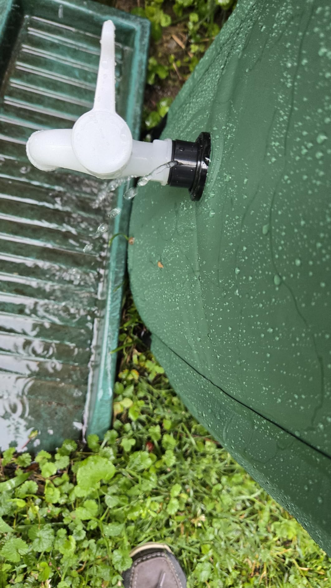 Collapsible Rain Barrel Water Storage Containers-53 Gallon Portable Rainwater Collect System Water Tank to Collect Rainwater from Gutter Downspout Water Catcher with Spigots, Filter & Overflow Kits customer photo 2