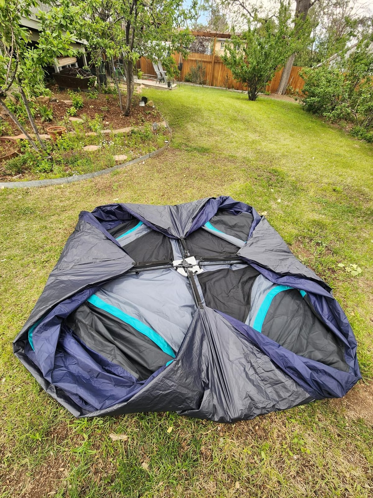 TIMBER RIDGE 6/10 Person Instant Cabin Tent, Easy 60 Second Setup | Cabin Tent for Family Camping with Rainfly, Water-Resistant for Outdoor Adventures customer photo 2