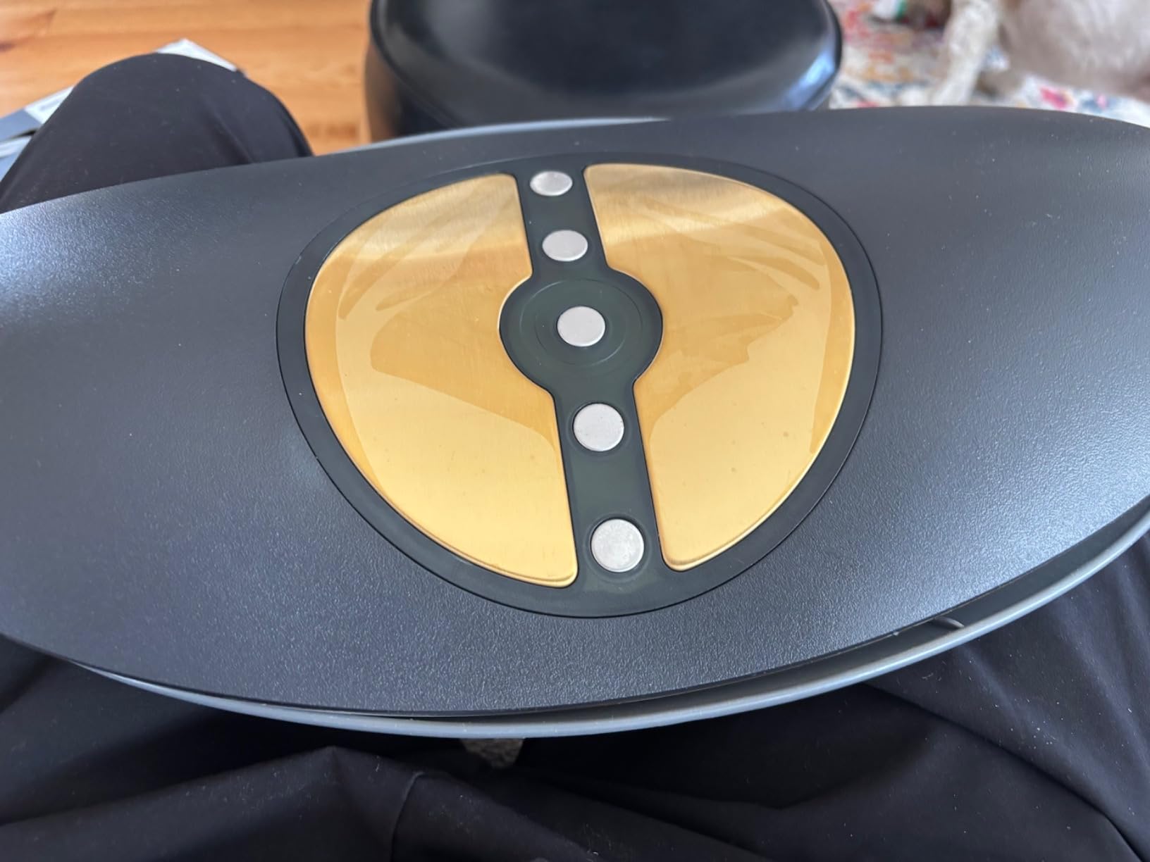 Electric Lumbar Traction Device, Multifunctional Back Traction Device with Dynamic Airbag Traction, 20-Level Electrotherapy, 3-Level Vibration Massage and Thermal Therapy from 113 to 131℉ customer photo 1