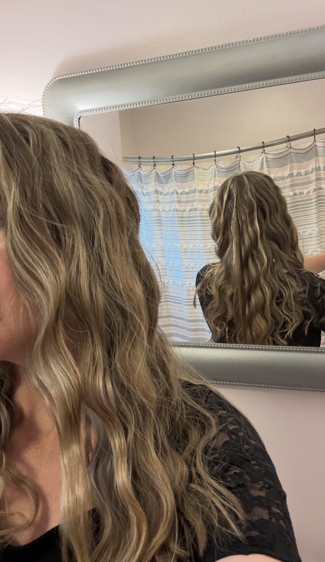 ELLA BELLA Ultimate Waver Curling Iron, Crimper Hair Tool, Dual Voltage - Adjustable Heat, Anti-Scald, Ionic Ceramic Coating for Beach Waves customer photo 1