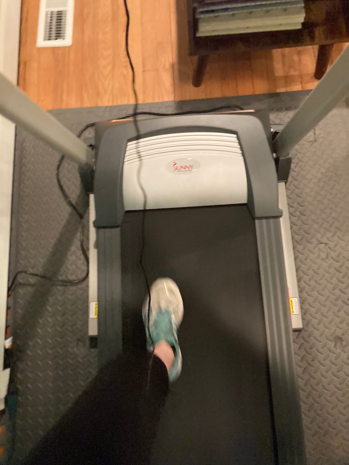 Sunny Health & Fitness Smart Wi-Fi Treadmill with Auto Incline | 12% Auto Incline, Wi-Fi Integration, Shock Absorbing Deck, Quick Speed & Incline Buttons, Double Deck customer photo 1