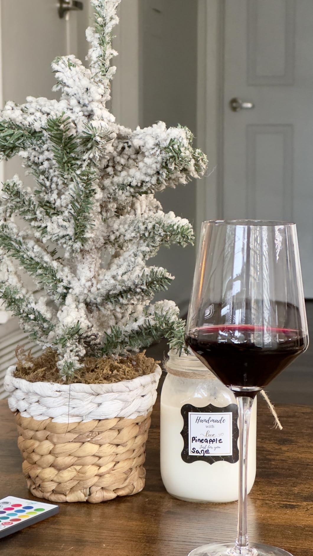Stemless Wine Glasses Set of 4, Red White Wine Glasses, Clear, 15oz customer photo 2