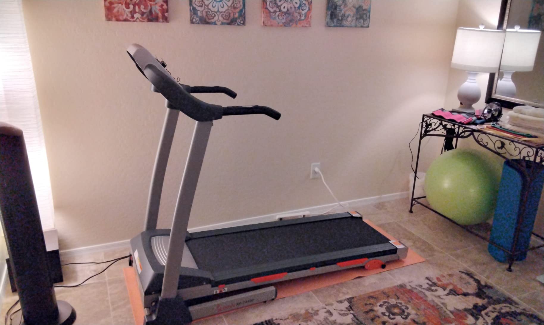 Sunny Health & Fitness Smart Wi-Fi Treadmill with Shock Absorption customer photo 1