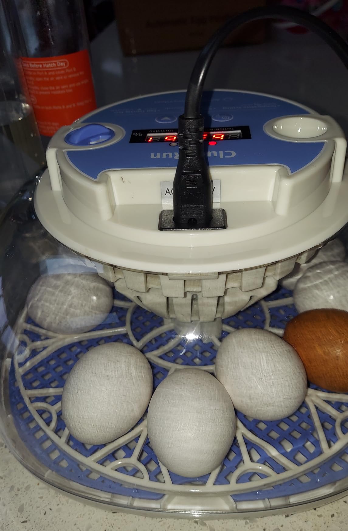 12 Egg Incubators for Hatching Eggs, Auto Turning, Temp & Humidity Control | Auto Egg Turning, Auto Water Refill, 360° Viewing Window, Built-in Egg Candler & Air Vents customer photo 1